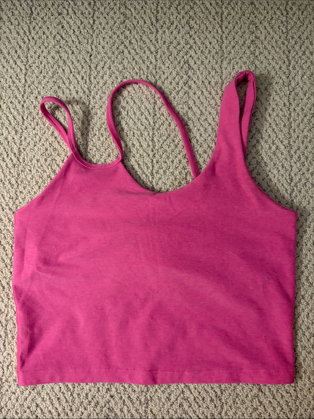Beyond Yoga Hot Pink Cropped Tank